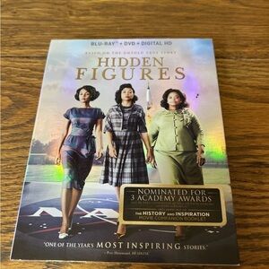 Hidden Figures Blu-ray + DVD + Digital HD - Green Cover new/sealed